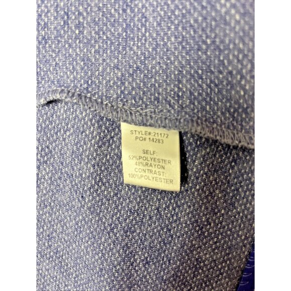 Skies Are Blue Womens Size XS Asa Knit Blazer 3/4 Contrast Sleeves Preppy Office - Picture 3 of 9